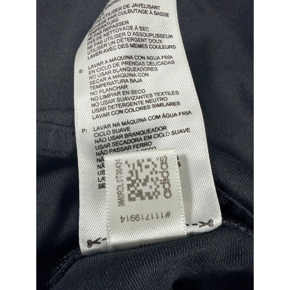 Adidas Climalite Women Black Grey Ruched Crop Leggings Capris A99699 Size S - Picture 7 of 8